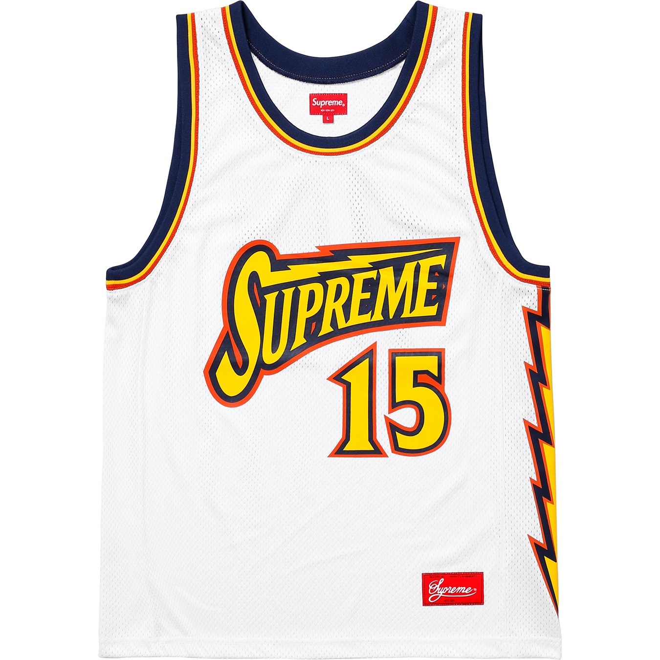 Bolt Basketball Jersey view 6